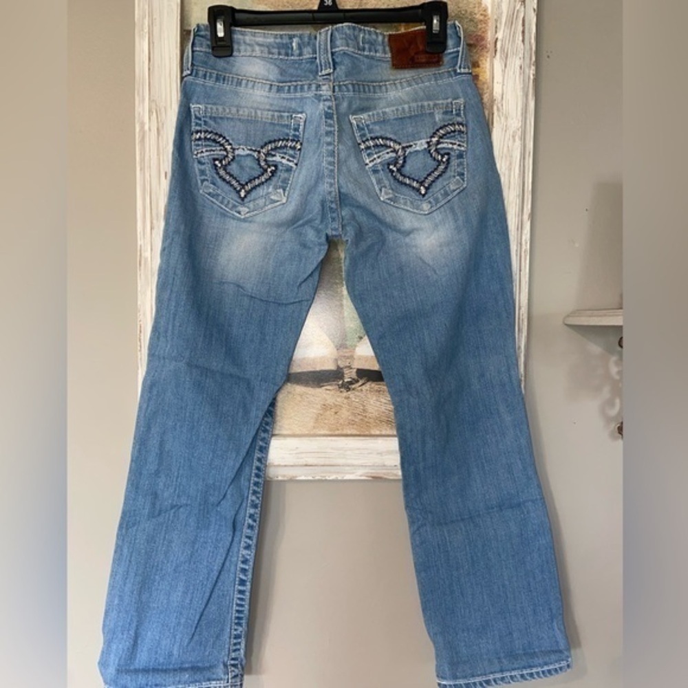BIG STAR Women’s Sz 27 Remy Low Rise Fit Lt Wash Jeans Cropped